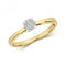 9ct Diamond Illusion Solitaire Gold Rings RD687Diamond JewelleryRD687/J