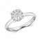 9ct Diamond Illusion Solitaire White Gold Rings RD664WDiamond JewelleryRD664W/J