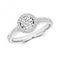 9ct Diamond Illusion Solitaire White Gold Rings RD684WDiamond JewelleryRD684W/J