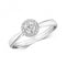 9ct Diamond Illusion Solitaire White Gold Rings RD685WDiamond JewelleryRD685W/J