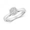 9ct Diamond Illusion Solitaire White Gold Rings RD690WDiamond JewelleryRD690W/J