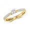 9ct Diamond Solitaire Set Shoulders Gold Rings RD626Diamond JewelleryRD626/J