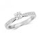 9ct Diamond Solitaire Set Shoulders White Gold Rings RD624WDiamond JewelleryRD624W/J