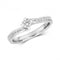 9ct Diamond Solitaire Set Shoulders White Gold Rings RD638WDiamond JewelleryRD638W/J