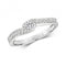 9ct Diamond Solitaire Twist Set Shoulders White Gold Ring RD133WDiamond JewelleryRD133W/J
