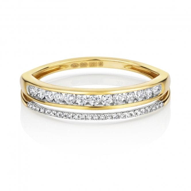 9ct Diamond Split Eternity Gold RD802Diamond JewelleryRD802/J