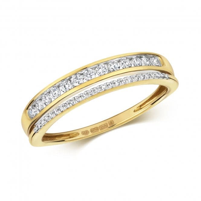 9ct Diamond Split Eternity Gold RD802Diamond JewelleryRD802/J