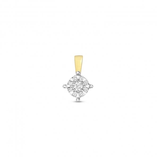 9ct Gold 5.8mm 0.75ct Look Pendant PD142Diamond JewelleryPD142