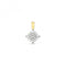 9ct Gold 6.8mm 1.25ct Look Pendant PD143Diamond JewelleryPD143