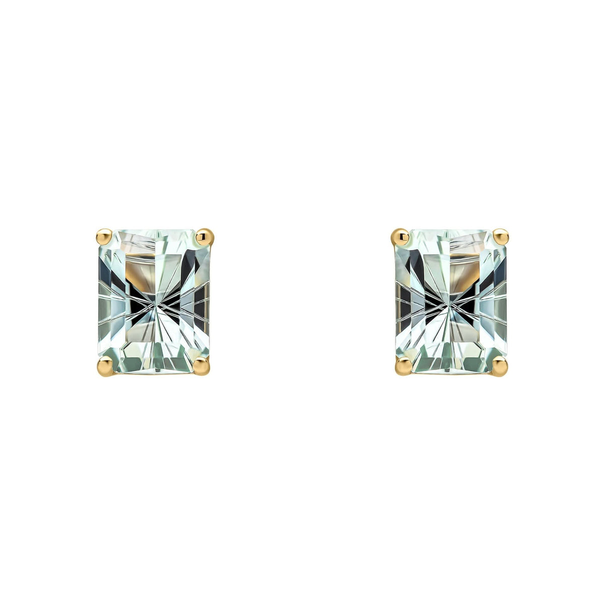 9ct Gold Amethyst Earrings GE2485GElements GoldGE2485G