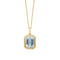 9ct Gold Aquamarine Pendant GP2370TElements GoldGP2370T