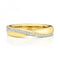 9ct Gold Crossover Band Ring W241/IWedding BandsW241/J
