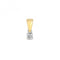 9ct Gold Diamond 4 Claw Pendant PD300Diamond JewelleryPD300