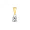 9ct Gold Diamond 4 Claw Pendant PD302Diamond JewelleryPD302