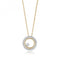 9ct Gold Diamond Circle Necklace ND127Diamond JewelleryND127
