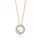 9ct Gold Diamond Circle Necklace ND127RDiamond JewelleryND127R