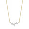 9ct Gold Diamond Heartbeat Necklace ND129Diamond JewelleryND129