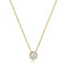 9ct Gold Diamond Illusion Rubover Necklace ND136Diamond JewelleryND136