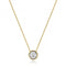 9ct Gold Diamond Illusion Rubover Necklace ND137Diamond JewelleryND137