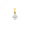 9ct Gold Diamond Illusion Set Pendant PD112Diamond JewelleryPD112