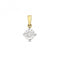 9ct Gold Diamond Illusion Set Pendant PD113Diamond JewelleryPD113