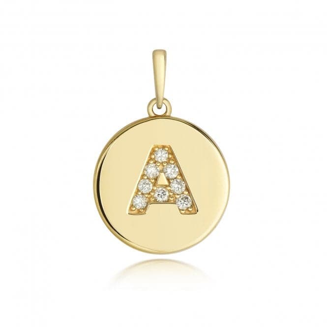 9ct Gold Diamond Initial A Pendant PD179/ADiamond JewelleryPD179/A