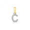 9ct Gold Diamond Initial C Pendant PD181/CDiamond JewelleryPD181/C