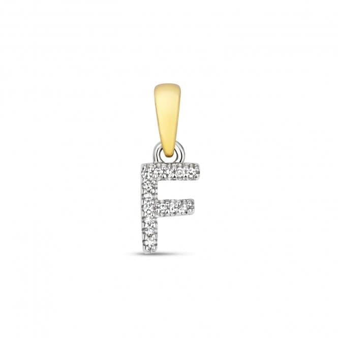 9ct Gold Diamond Initial F Pendant PD181/FDiamond JewelleryPD181/F