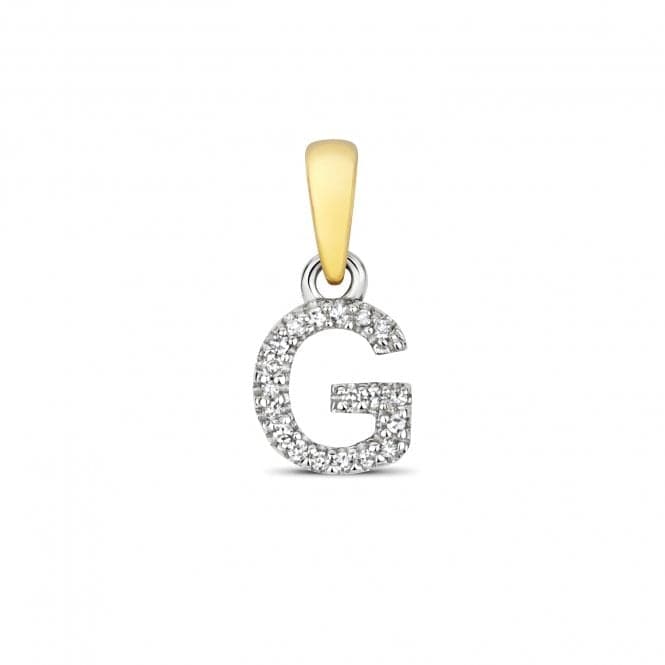 9ct Gold Diamond Initial G Pendant PD181/GDiamond JewelleryPD181/G