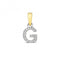 9ct Gold Diamond Initial G Pendant PD181/GDiamond JewelleryPD181/G