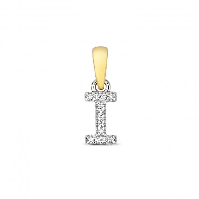 9ct Gold Diamond Initial I Pendant PD181/IDiamond JewelleryPD181/I