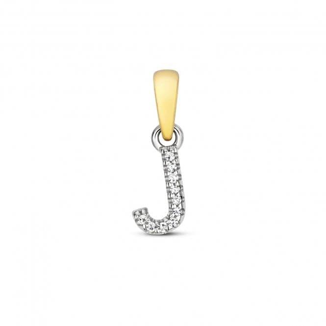 9ct Gold Diamond Initial J Pendant PD181/JDiamond JewelleryPD181/J