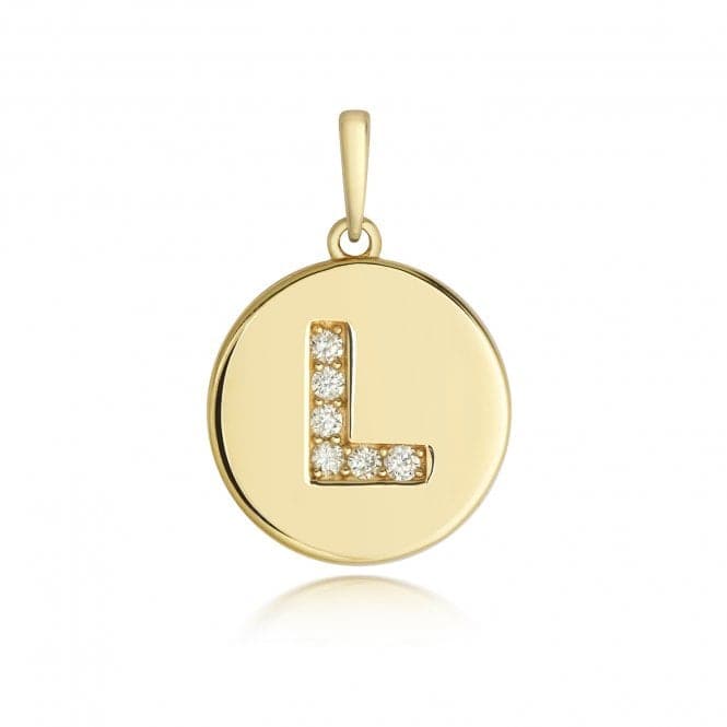 9ct Gold Diamond Initial L Pendant PD179/LDiamond JewelleryPD179/L