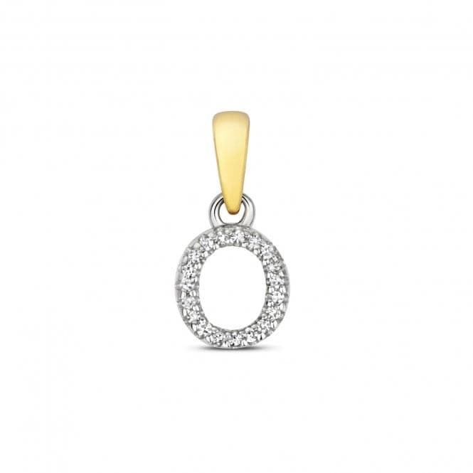 9ct Gold Diamond Initial O Pendant PD181/ODiamond JewelleryPD181/O