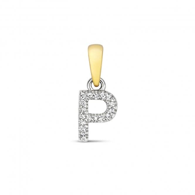 9ct Gold Diamond Initial P Pendant PD181/PDiamond JewelleryPD181/P