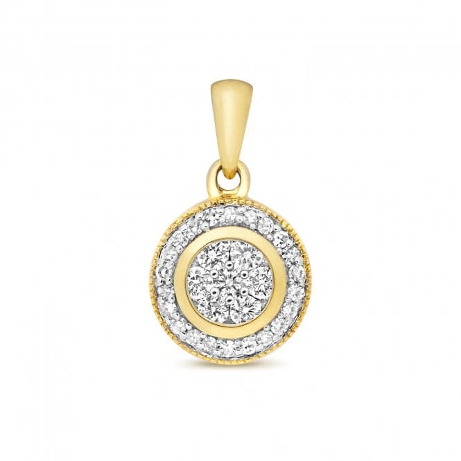 9ct Gold Diamond Set Around Pendant PD139Diamond JewelleryPD139