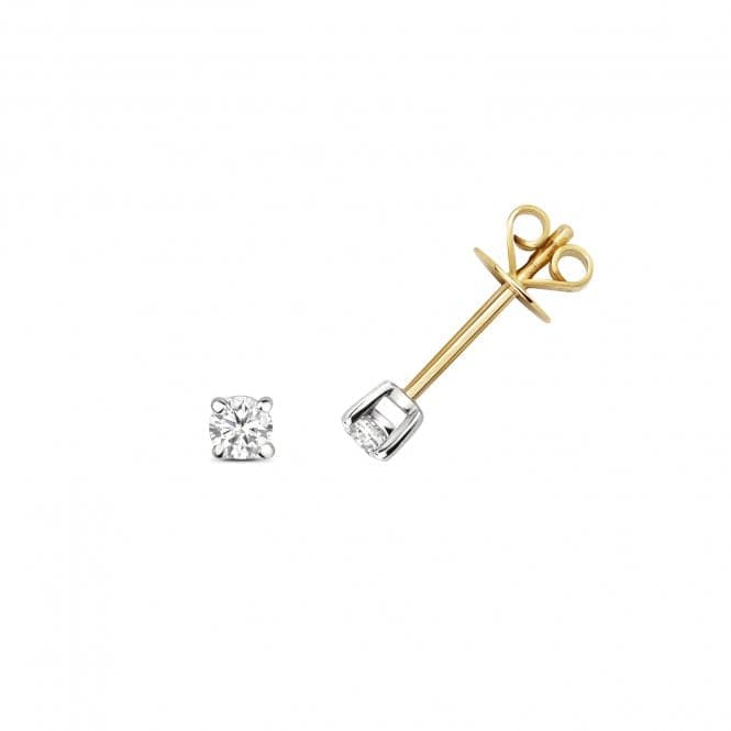 9ct Gold Diamond Studs ED194Diamond JewelleryED194