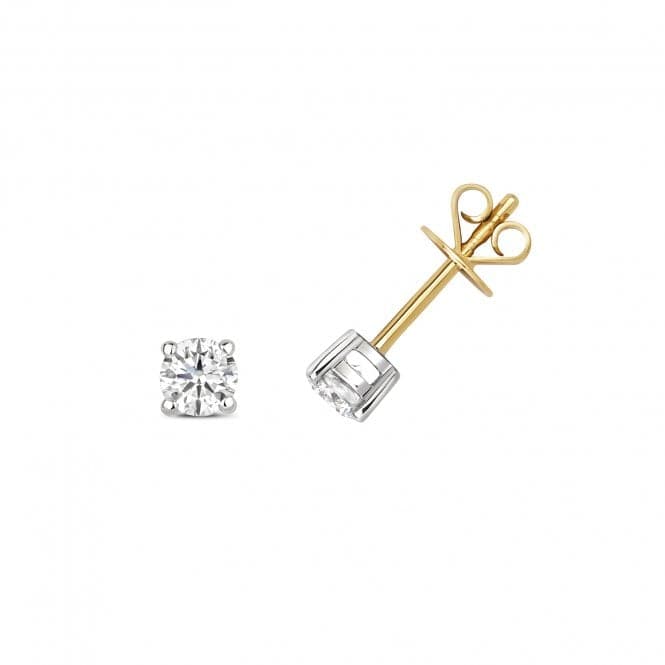 9ct Gold Diamond Studs ED197Diamond JewelleryED197