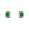 9ct Gold Emerald Earrings GE2480GElements GoldGE2480G