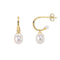 9ct Gold Freshwater Pearl Earrings GE2492WElements GoldGE2492W