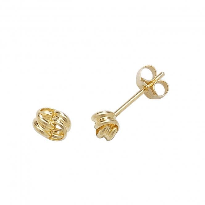 9ct Gold Knot Studs ES350Acotis Gold JewelleryES350