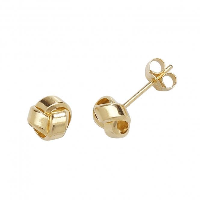 9ct Gold Knot Studs ES352Acotis Gold JewelleryES352