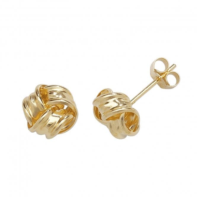 9ct Gold Knot Studs ES353Acotis Gold JewelleryES353