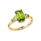 9ct Gold Peridot Ring GR637GElements GoldGR637G 52