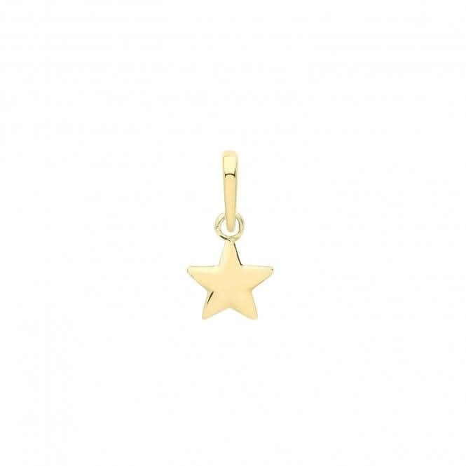 9ct Gold Plain Star Pendant PN1271Acotis Gold JewelleryPN1271