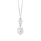 9ct Gold Rhodium Plated Freshwater Pearl Topaz Pendant GP2369WElements GoldGP2369W