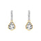 9ct Gold Rhodium Plated Topaz Earrings GE2482CElements GoldGE2482C