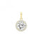 9ct Gold Round Zirconia Cluster Pendant PN1242Acotis Gold JewelleryPN1242