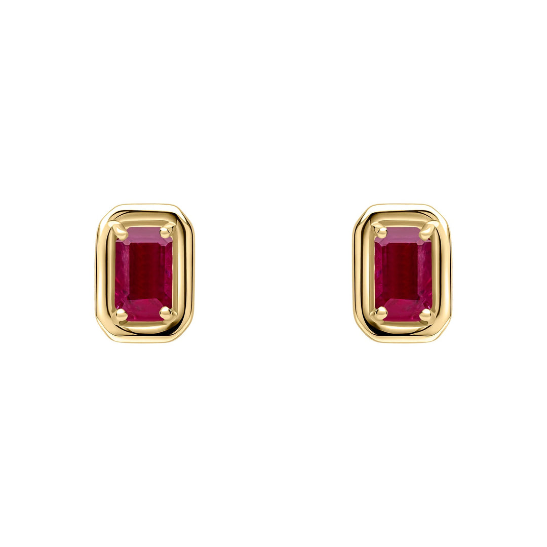 9ct Gold Ruby Earrings GE2479RElements GoldGE2479R