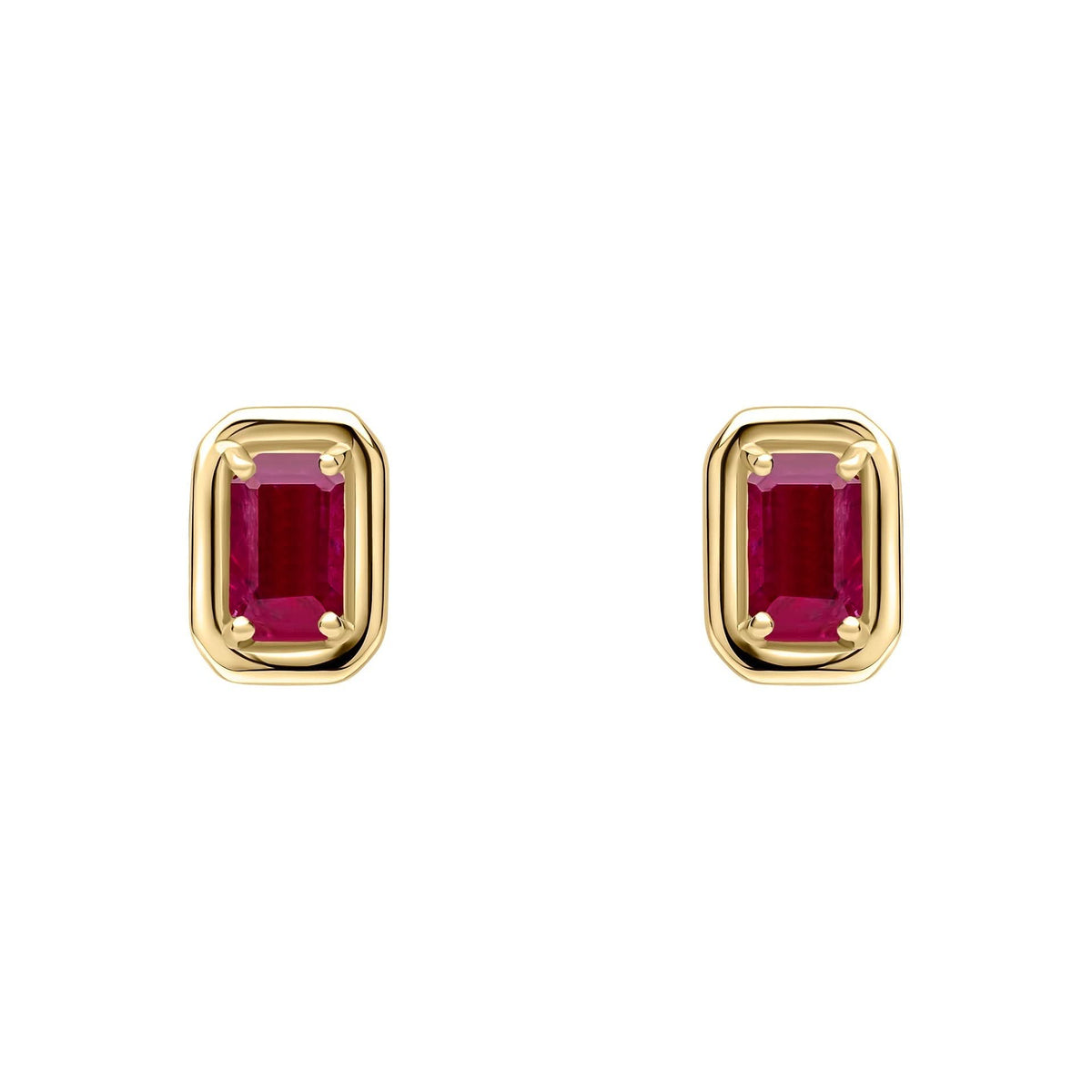 9ct Gold Ruby Earrings GE2479RElements GoldGE2479R